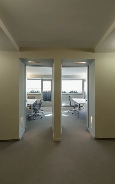 Empty office rooms