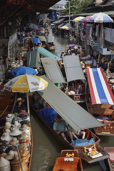 Tourists at the Floating Market