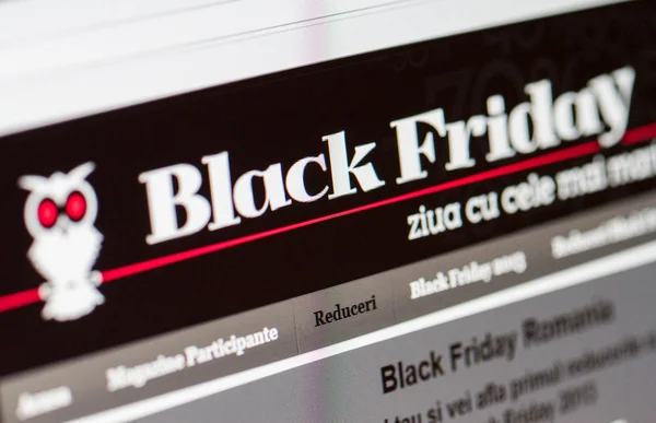 An online site shows deals fo Black Friday. Stores around the world prepare offers with discounts to products on the night of Friday, November 21, 2013.