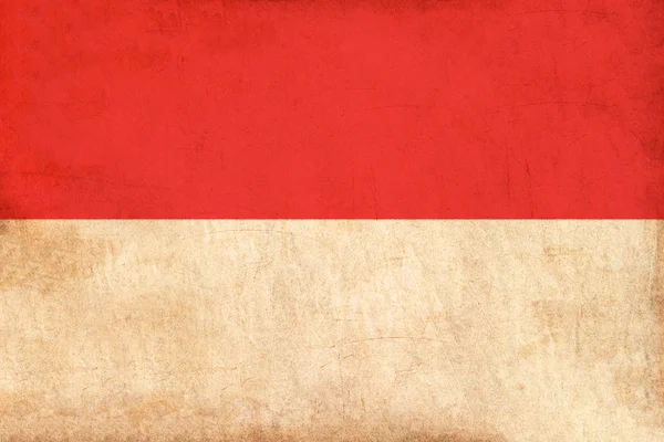 Indonesia flag drawing ,grunge and retro flag series