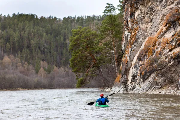 Inzer river rafting in the southern Urals