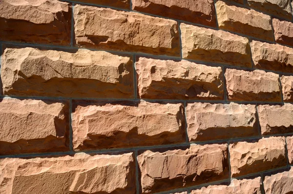 Rough Hewn Sandstone Brick Wall of a Historic Building in Salt Lake City
