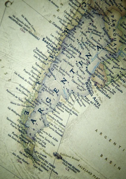 Old argentina map