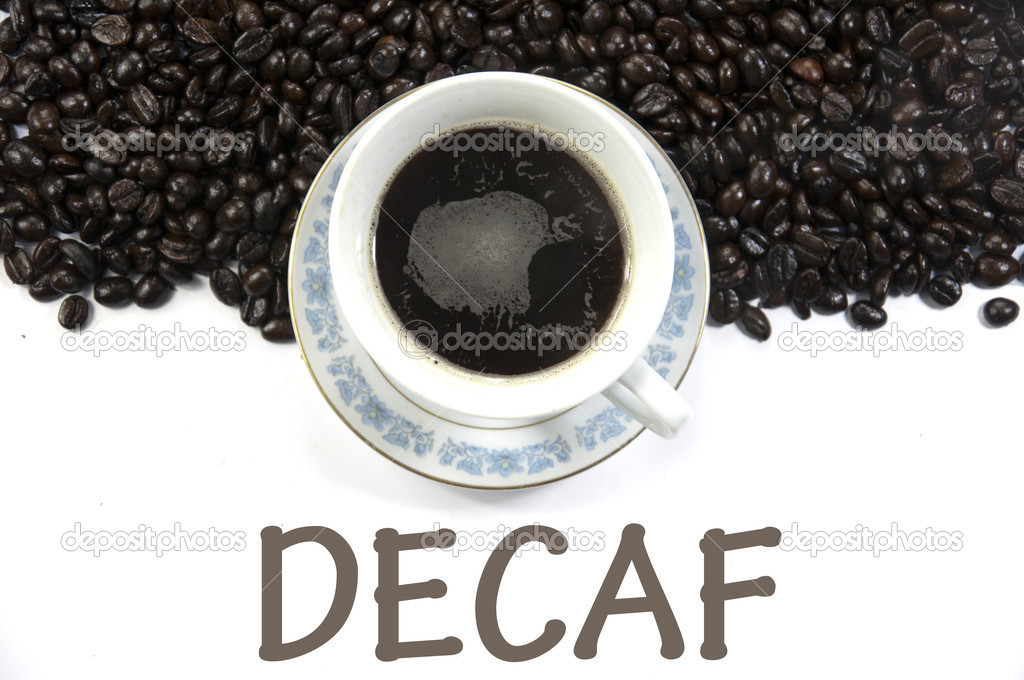 Decaf coffee sign — Stock Photo © flytosky11 24414823