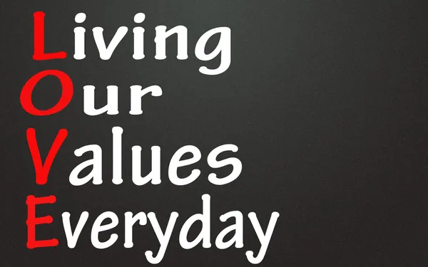 Living our values everyday symbol