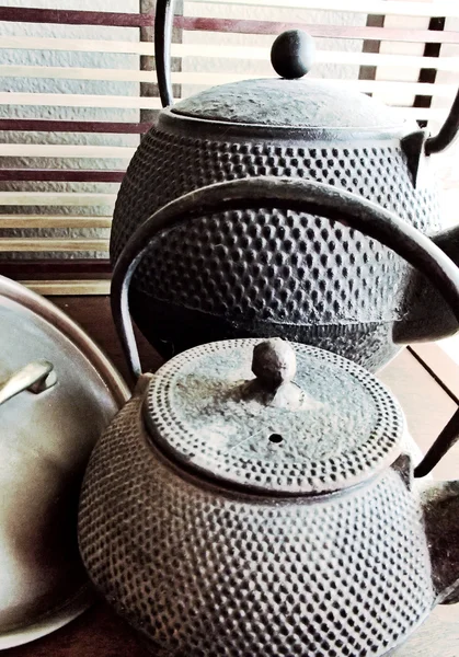 Cast iron teapots