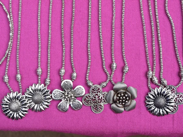 Silver necklace of Hmong, Doi Pui Thailand.