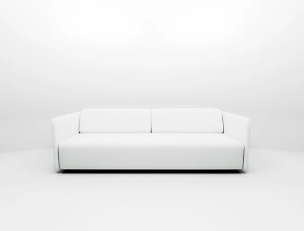 Single white couch