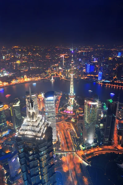 Shanghai city aerial view