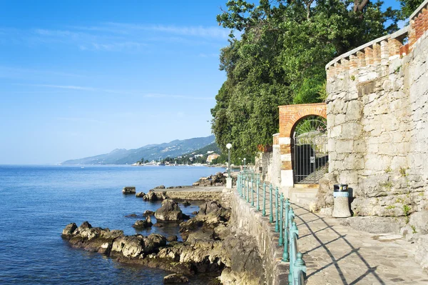 A resting place near the sea, Opatija, Adriatic sea, Croatia