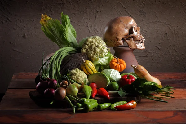 Mixed Vegetables Skull