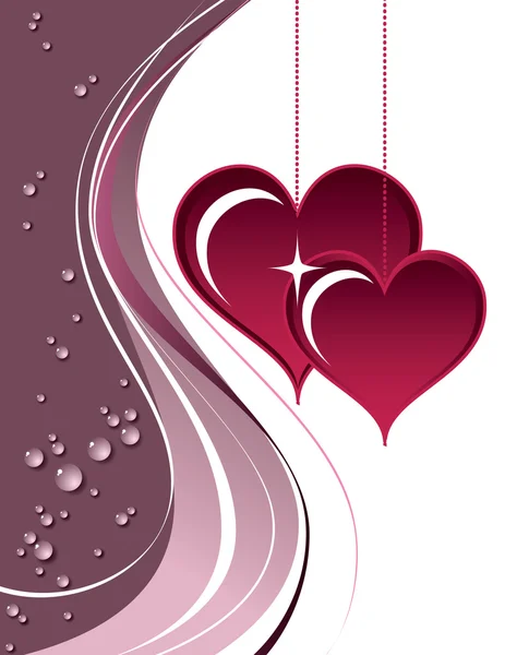 Hearts. Valentine's Day Background.