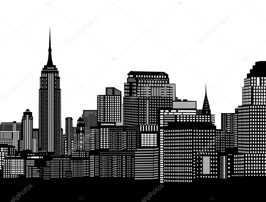 City skyline — Stock Vector © roxanabalint #19300267