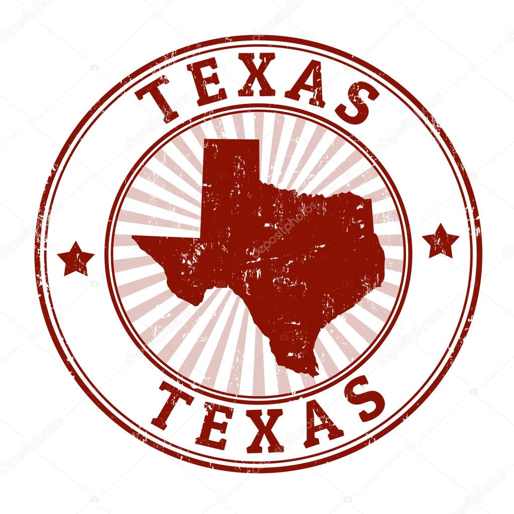 Texas stamp — Stock Vector © roxanabalint 30510097