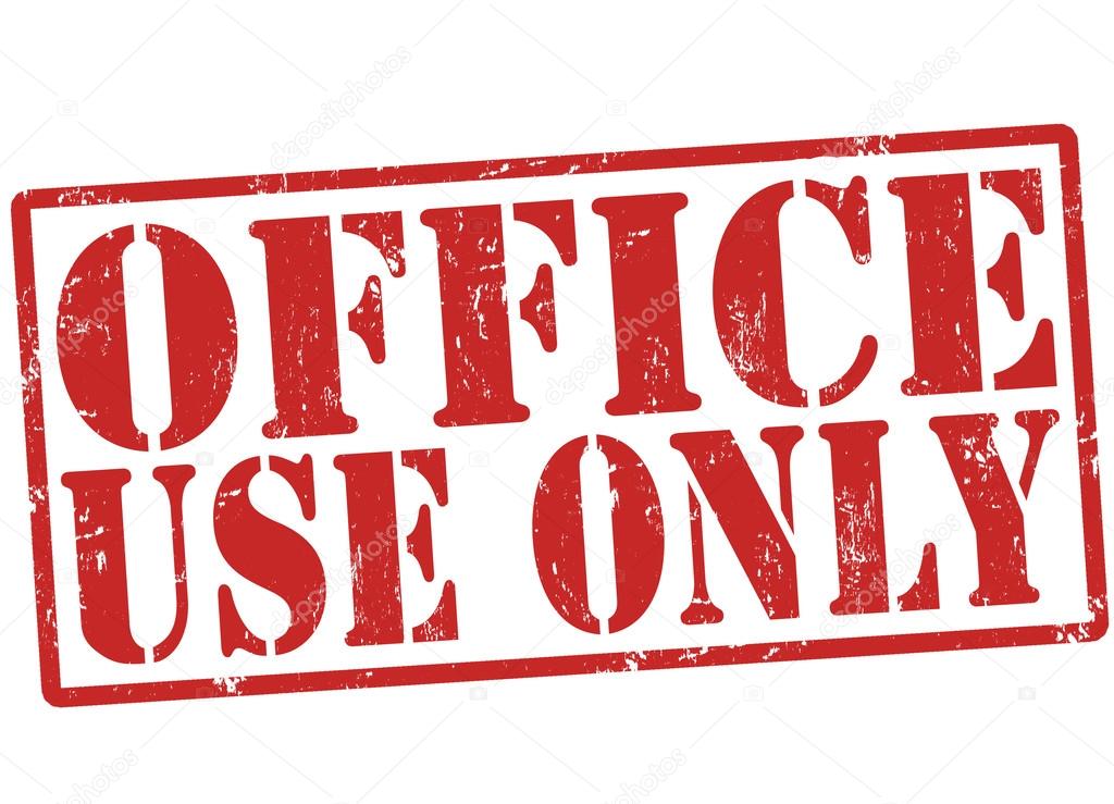 Office use only stamp — Stock Vector © roxanabalint 32528911