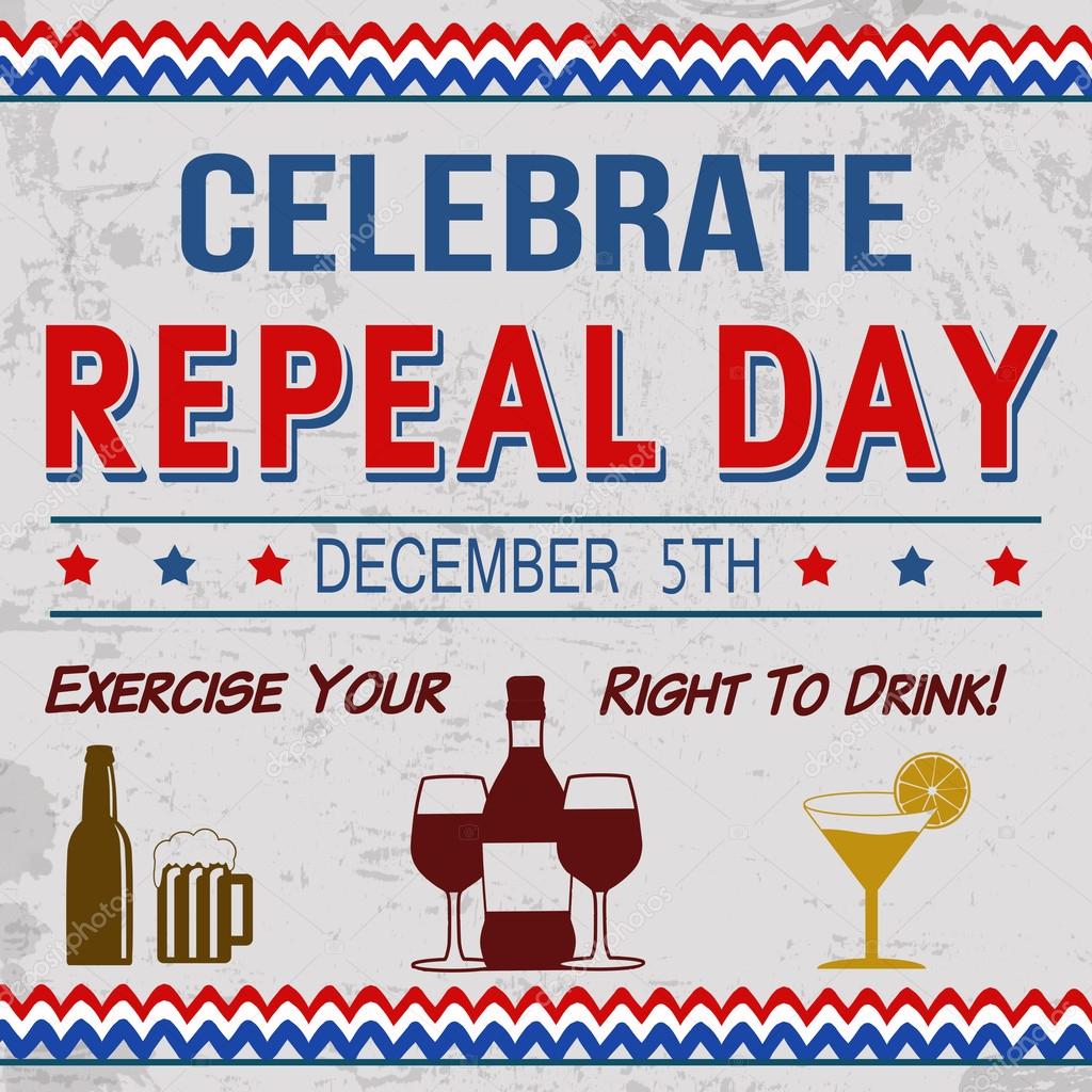 Repeal Day Poster — Stock Vector © roxanabalint 36203995