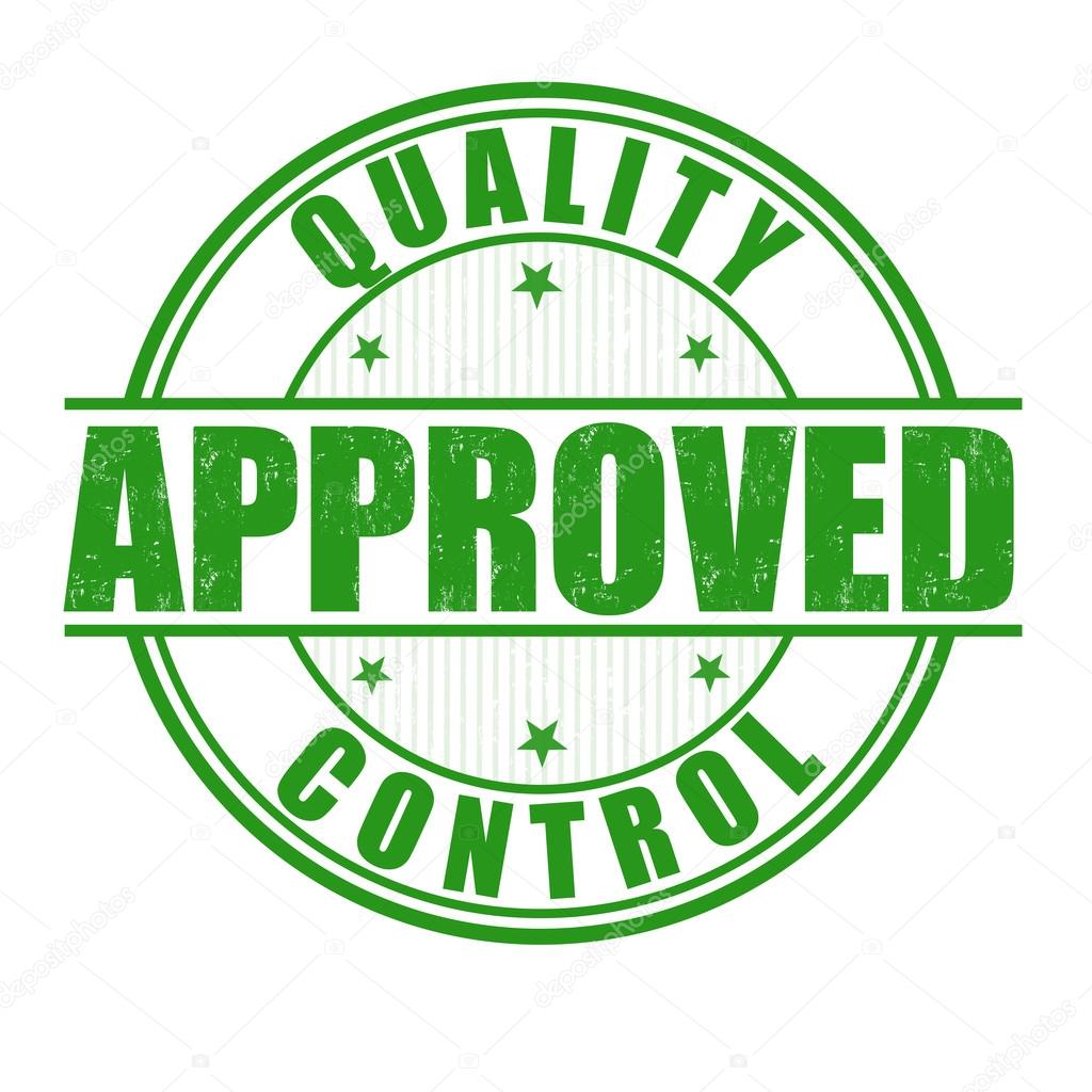 Quality control approved stamp — Stock Vector © roxanabalint #46630541