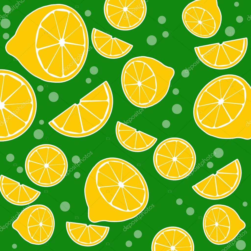 Textura de fondo de limones — Archivo Imágenes Vectoriales