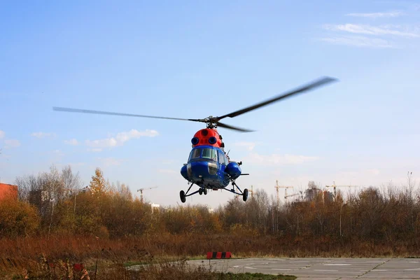 Helicopter Emergency Medicine taking off