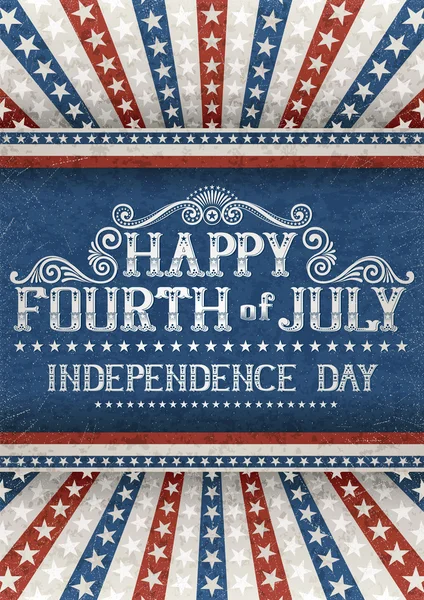 Fourth of july greeting card