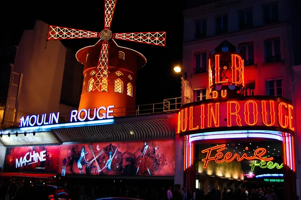 The Moulin Rouge famous cabaret and theater, Paris , France