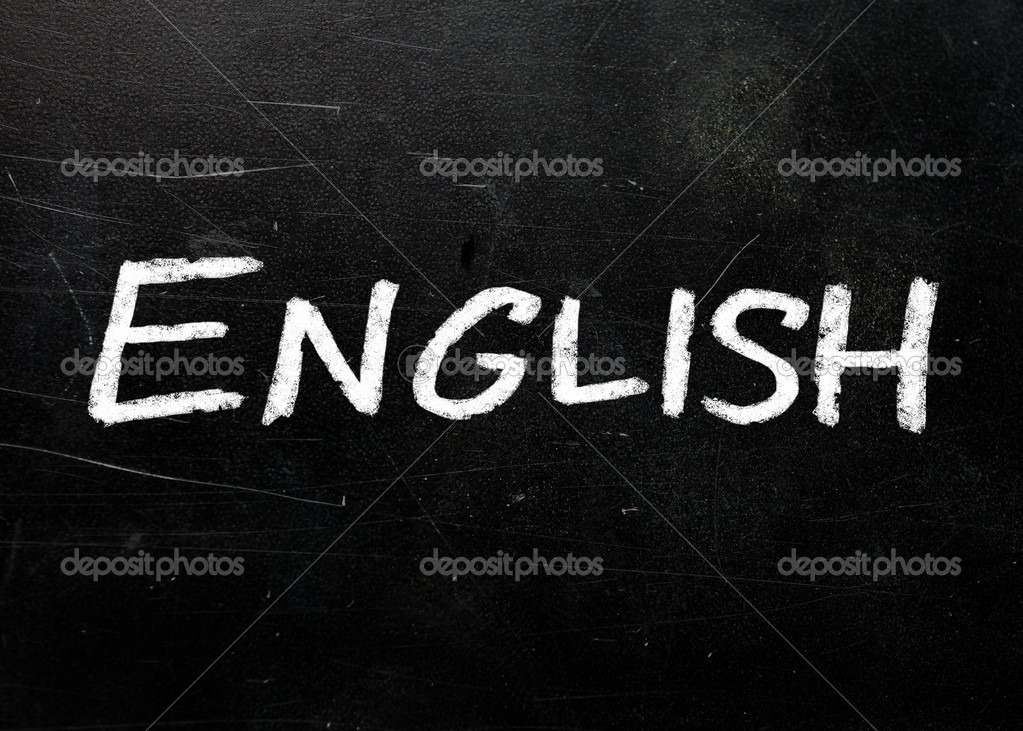 depositphotos_32174565 stock photo the word english handwritten in