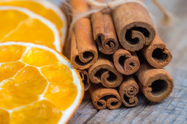 Dried orange, cinnamon
