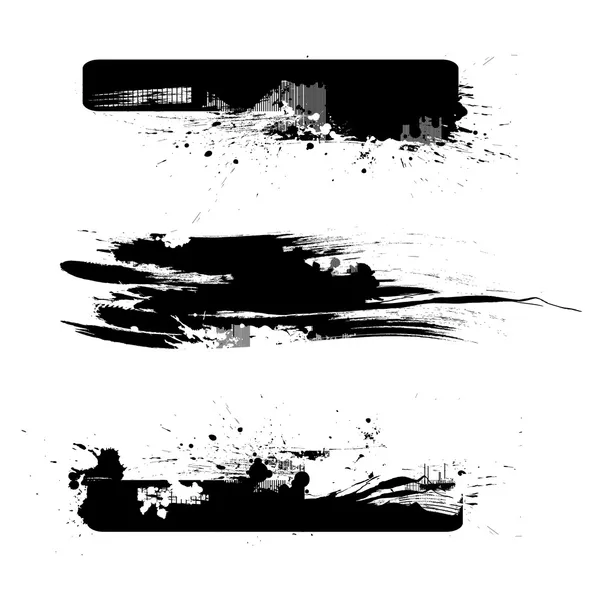 3 Vector Brushes of Detailed Grunge Lines &amp; Borders