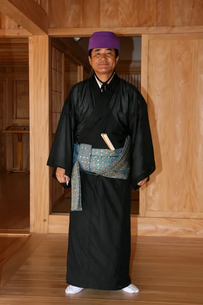 Traditional Japanese Clothed Man - Shuri Castle