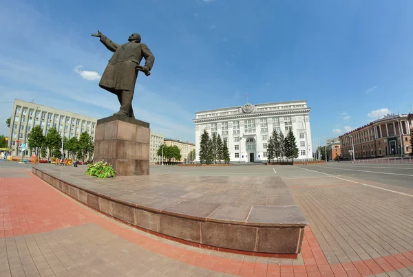 Central square in Kemerovo city