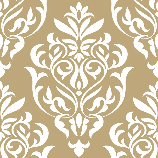 Damask beautiful background with rich, old style, luxury ornamentation, beige fashioned seamless pattern