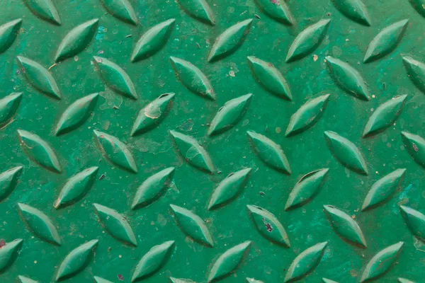 Diamond metal painted green