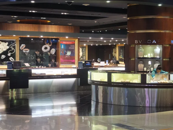 Shops at Dubai Duty Free at the International Airport