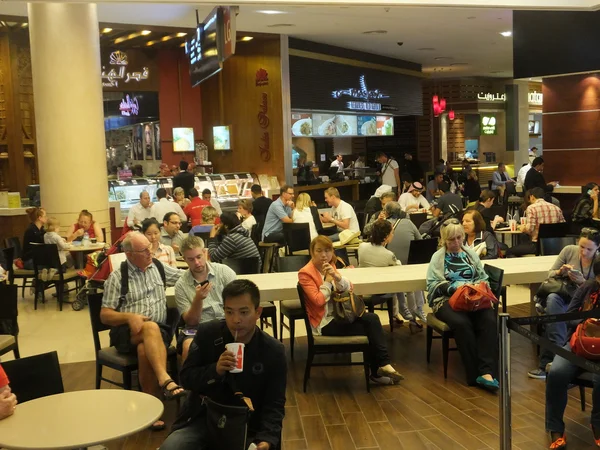 Food court at Dubai Mall in the UAE
