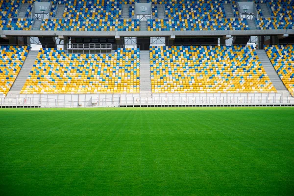 Empty football stadium