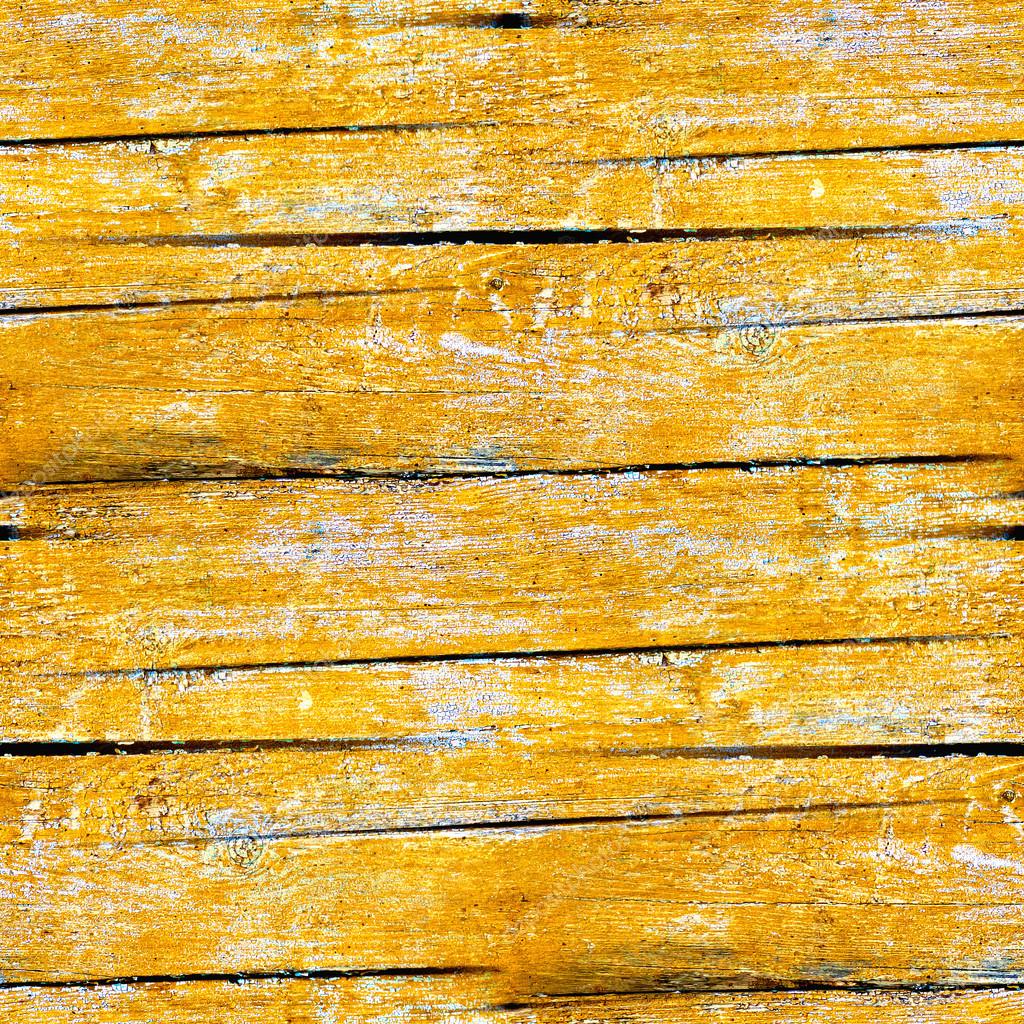 Yellow seamless texture of old wood planks — Stock Photo 