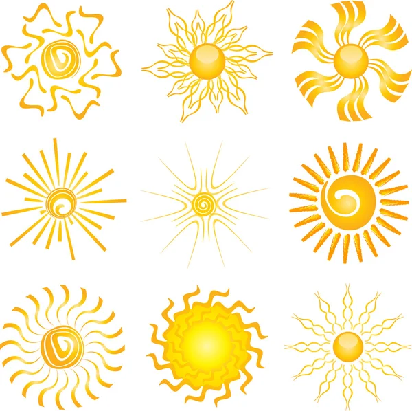 Sun icons