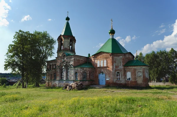 Trinity Church in village Shilovka of Sverdlovsk area in Russia