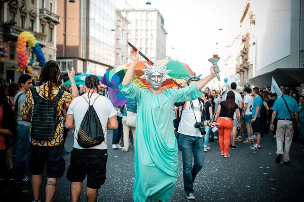 Gay Pride parade in Milan on June, 29 2013