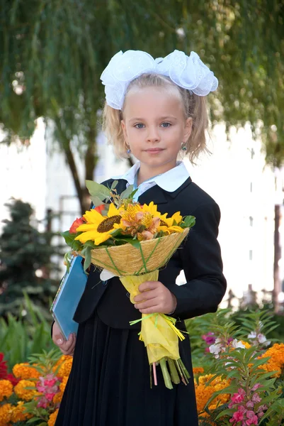 Schoolgirl in elementary school