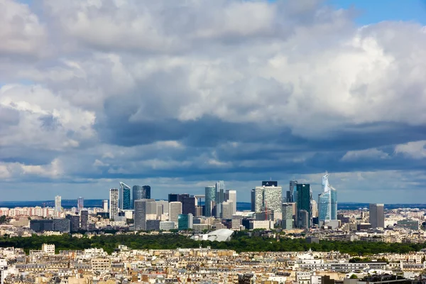 View of the modern business district of Paris - La Defense from