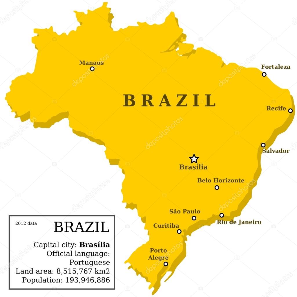 Brazil map — Stock Vector © tupungato 32883567 Brazil map — Stock Vector © tupungato 32883567