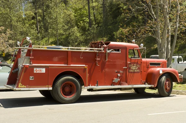 Antique restored firefighters truck