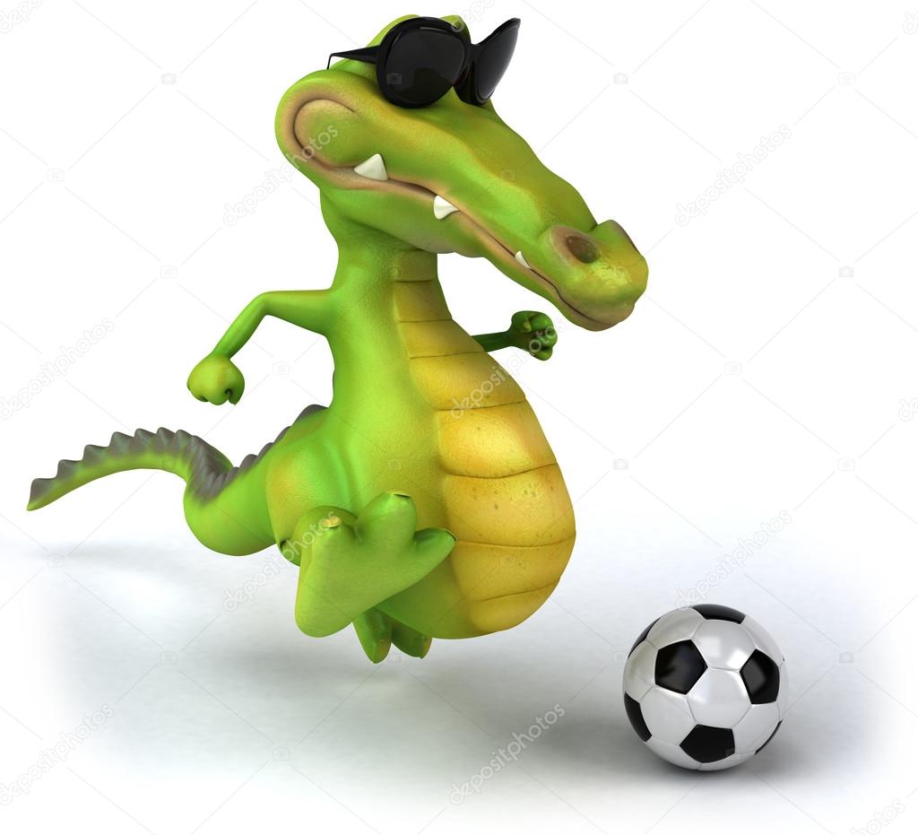 Lustige Krokodil — Stockfoto © julos 45415955
