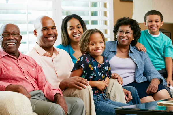 Portrait Of Multi Generation Family