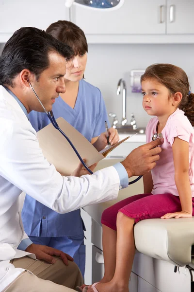 Child Patient Visiting Doctor\'s Office