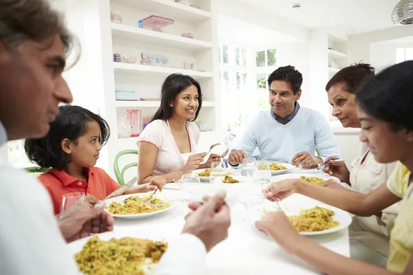 Indian Family Eating