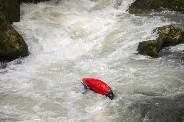 Kayak flipped