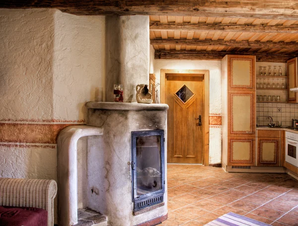 Rural Room with Chimney