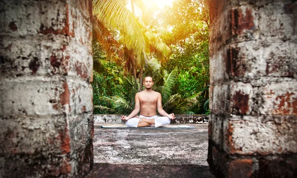 Yoga meditation in India
